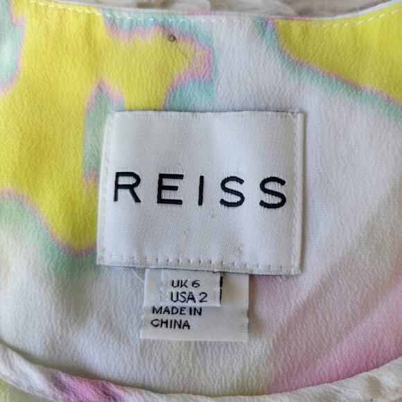 Reiss Silk mini Dress 2 - Picture 4 of 8